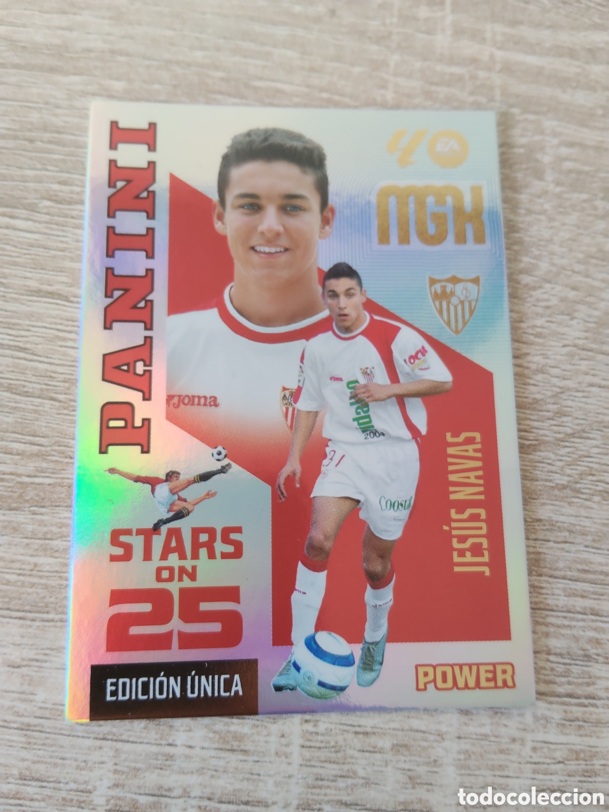 Fu&szlig;ball-Sticker: Panini Megacracks 2026 2027 26 27 Jes&uacute;s Navas Sevilla power