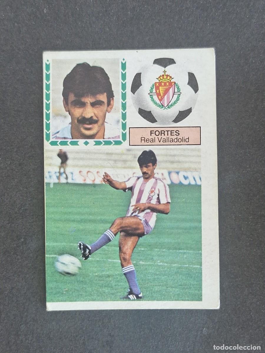Fu&szlig;ball-Sticker: L6 FORTES REAL VALLADOLID LIGA ESTE 1983 1984 83 84 DESPEGADO RECUPERADO