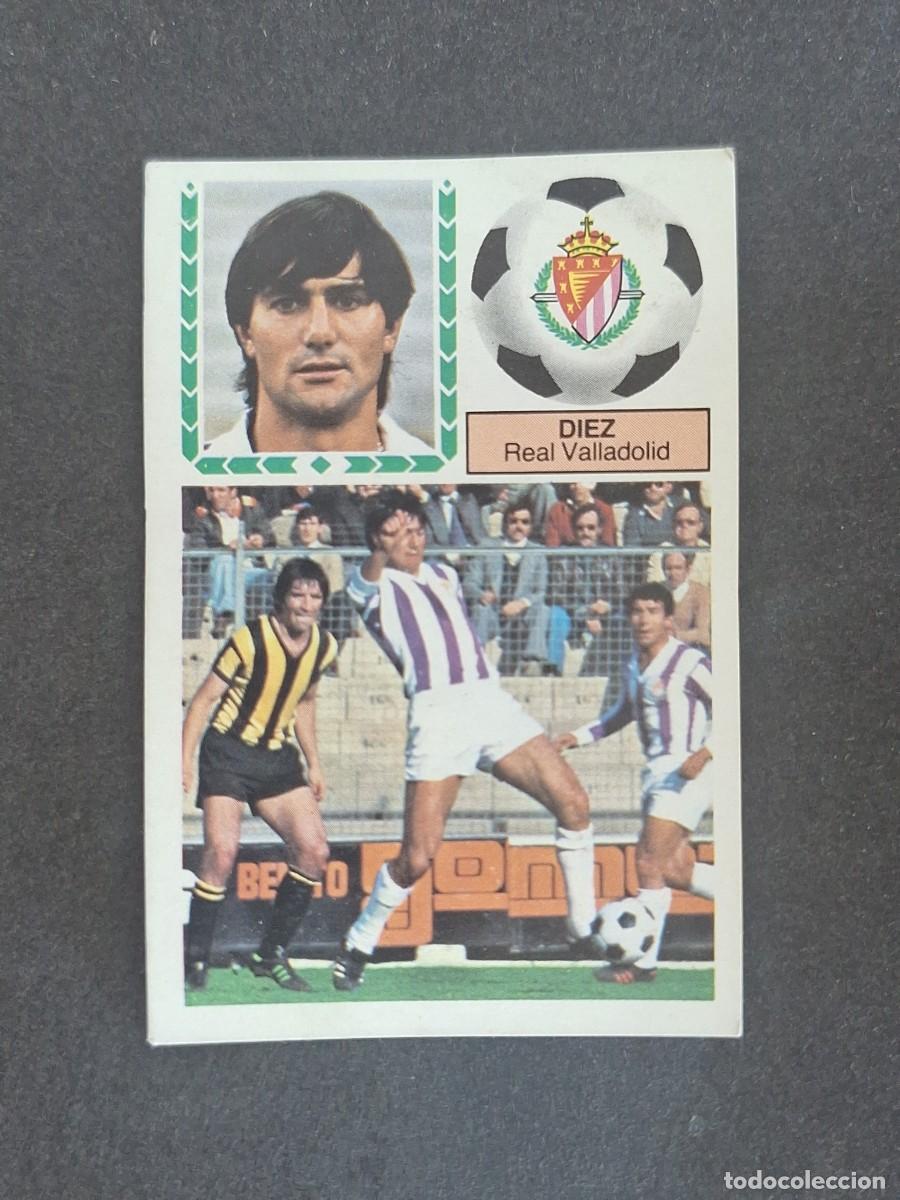 Cromos de f&uacute;tbol: L6 DIEZ REAL VALLADOLID LIGA ESTE 1983 1984 83 84 DESPEGADO RECUPERADO