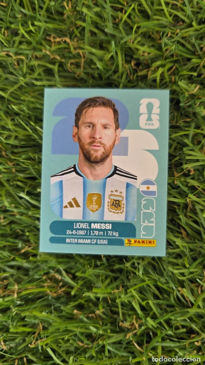 Cromos de f&uacute;tbol: Messi 17 Argentina Mundial 2026 cromo sticker Panini