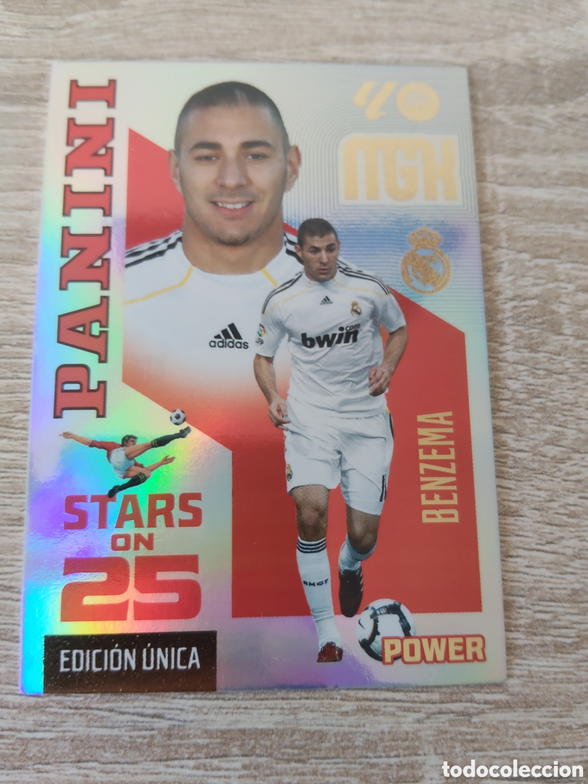Cromos de f&uacute;tbol: Panini Megacracks 2026 2027 26 27 441 P Benzema Real Madrid power