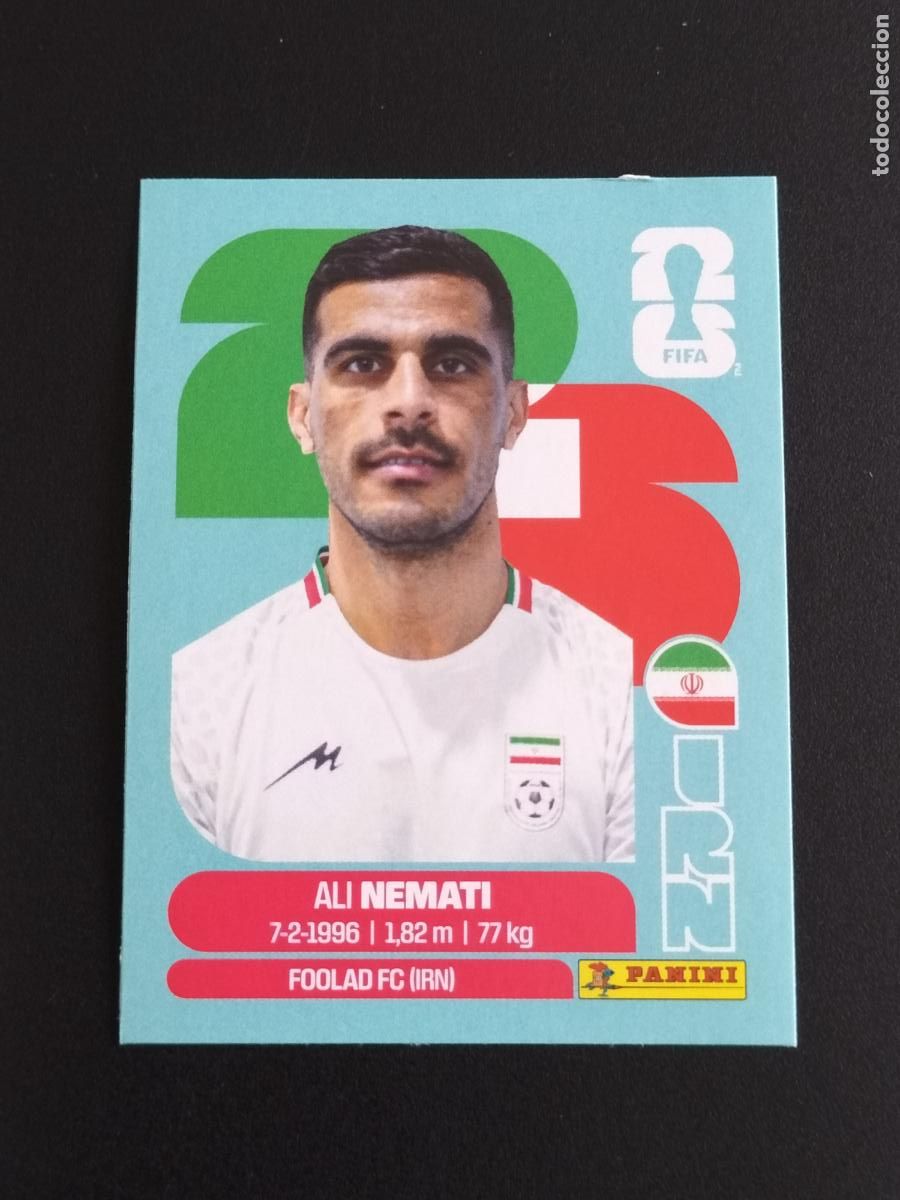 Cromos de f&uacute;tbol: IRN EXTRA ALI NEMATI IRAN CROMO STICKER UPDATE MUNDIAL 26 2026 FIFA WORLD CUP PANINI