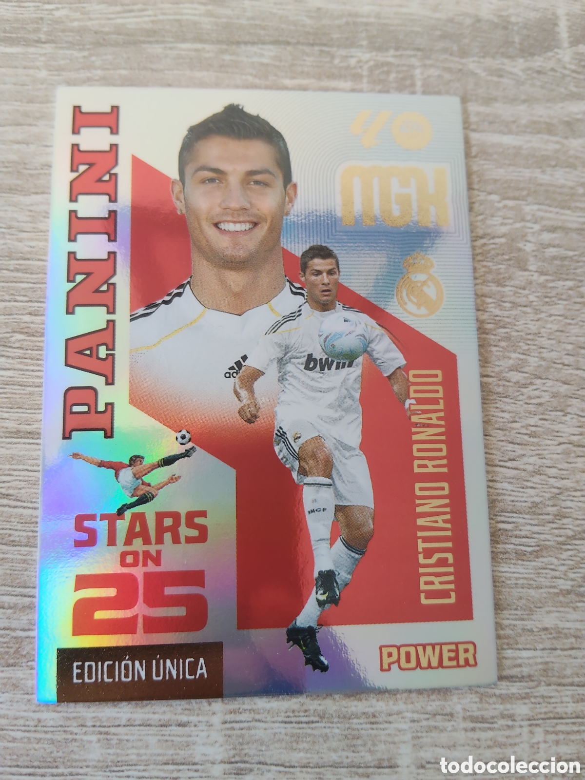 Cromos de f&uacute;tbol: Panini Megacracks 2026 2027 26 27 442 P Cristiano Ronaldo Real Madrid power
