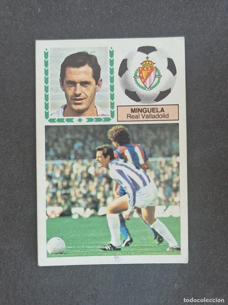 Cromos de f&uacute;tbol: L6 MINGUELA REAL VALLADOLID LIGA ESTE 1983 1984 83 84 DESPEGADO RECUPERADO