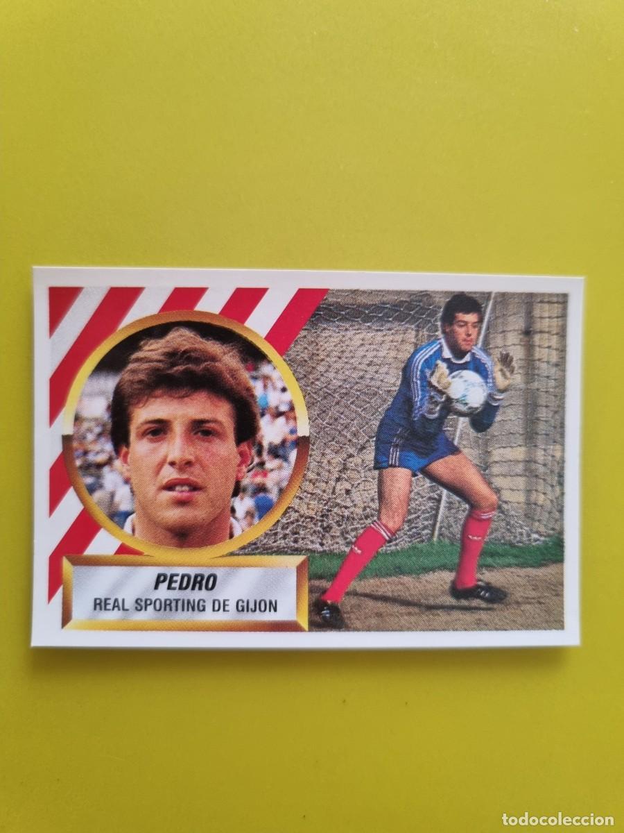 Cromos de f&uacute;tbol: LIGA ESTE 88 89 1988 1989 NUNCA PEGADO SIN PEGAR PEDRO N&ordm;2 SPORTING GIJON AR1026