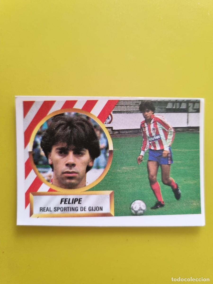 Cromos de f&uacute;tbol: LIGA ESTE 88 89 1988 1989 NUNCA PEGADO SIN PEGAR FELIPE N&ordm;6B SPORTING GIJON AR1026