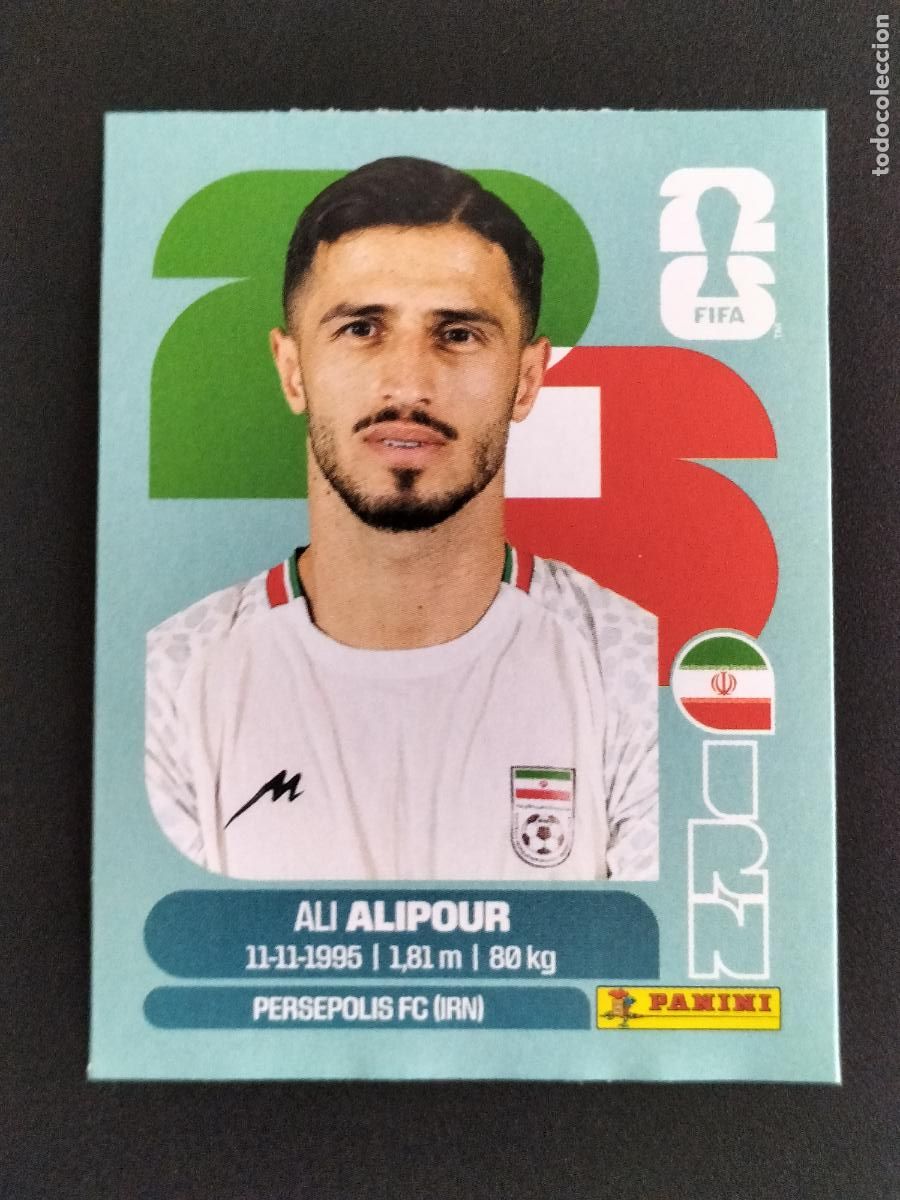Cromos de f&uacute;tbol: IRN EXTRA ALI ALIPOUR IRAN CROMO STICKER UPDATE MUNDIAL 26 2026 FIFA WORLD CUP PANINI