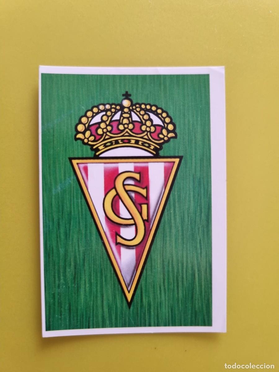 Cromos de f&uacute;tbol: LIGA ESTE 88 89 1988 1989 NUNCA PEGADO SIN PEGAR ESCUDO SPORTING DE GIJON AR1026