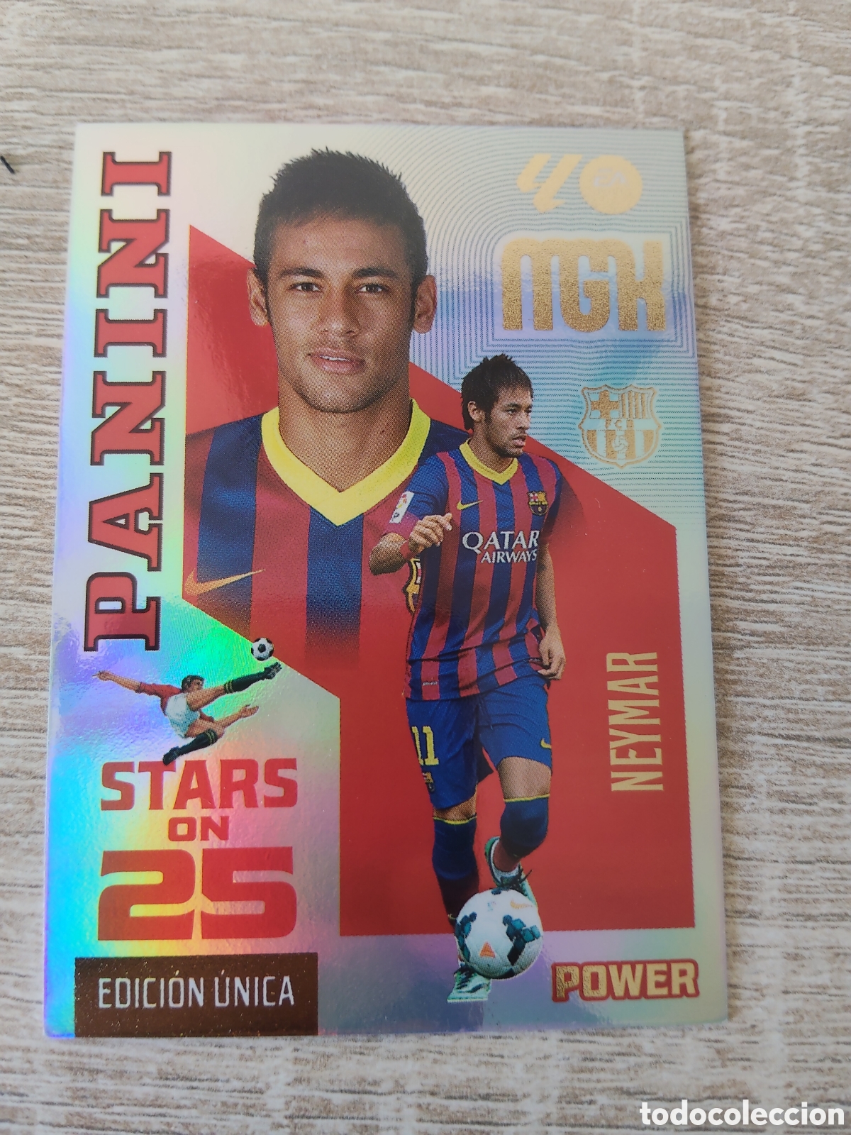 Fu&szlig;ball-Sticker: Panini Megacracks 2026 2027 26 27 446 P Neymar Barcelona power