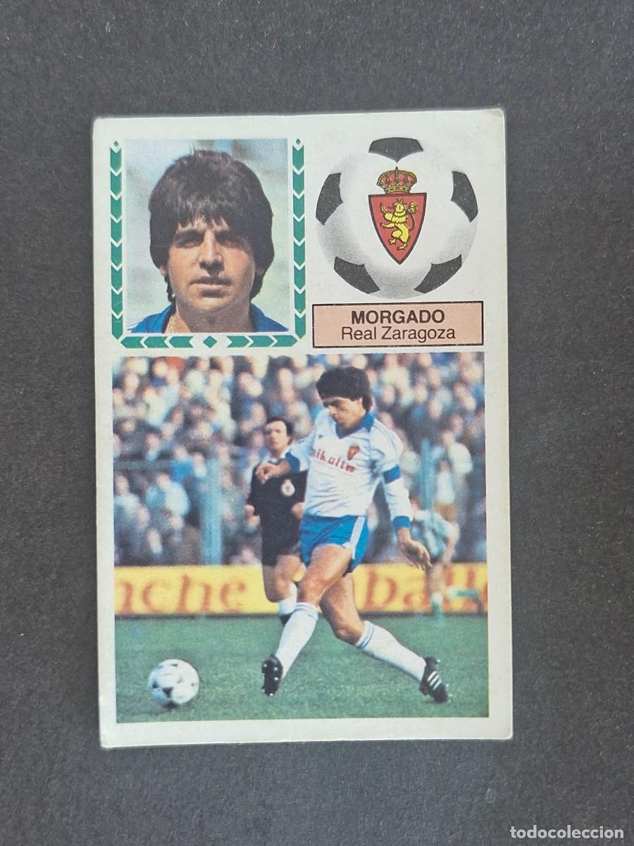Fu&szlig;ball-Sticker: L6 MORGADO REAL ZARAGOZA LIGA ESTE 1983 1984 83 84 DESPEGADO RECUPERADO