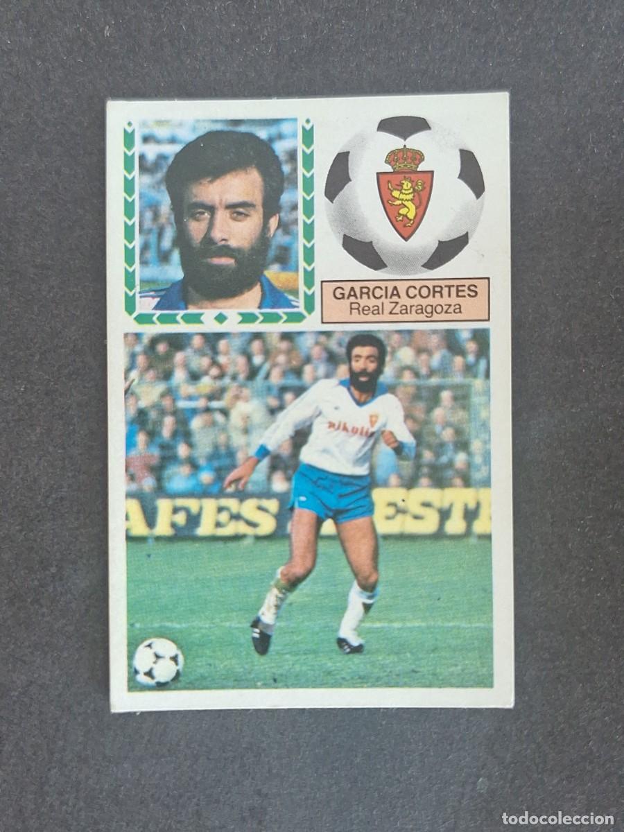 Fu&szlig;ball-Sticker: L6 GARCIA CORTES REAL ZARAGOZA LIGA ESTE 1983 1984 83 84 DESPEGADO RECUPERADO