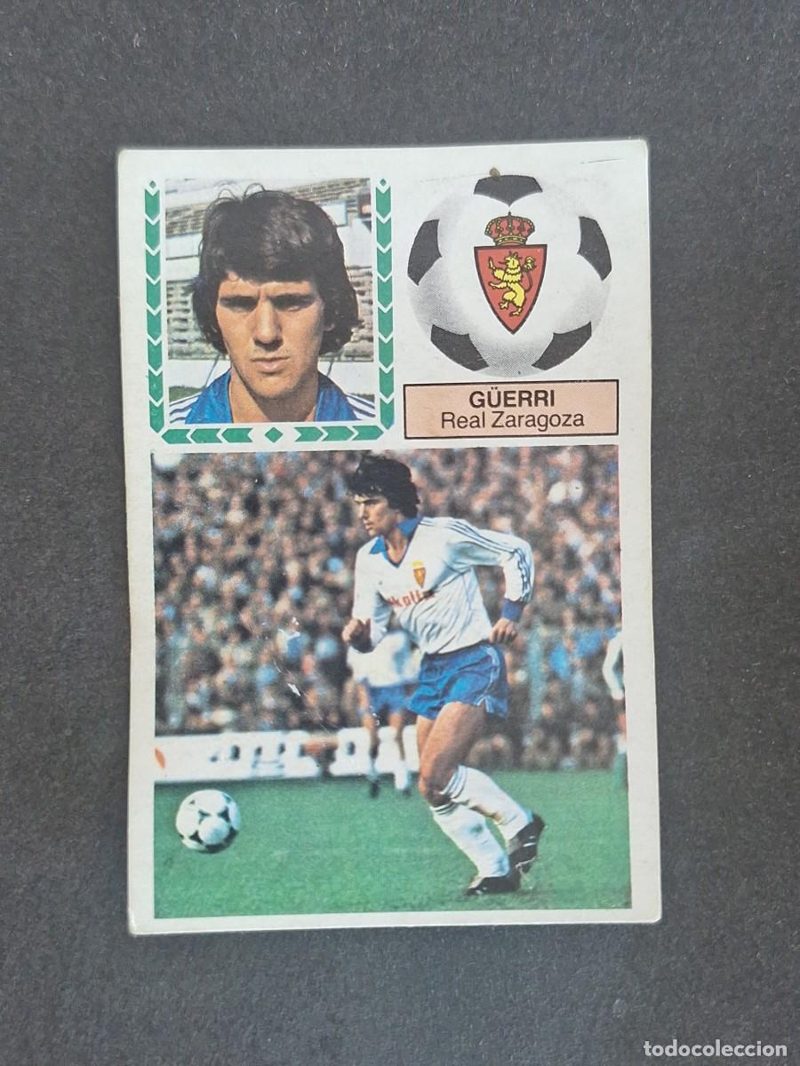Fu&szlig;ball-Sticker: L6 G&Uuml;ERRI REAL ZARAGOZA LIGA ESTE 1983 1984 83 84 DESPEGADO RECUPERADO