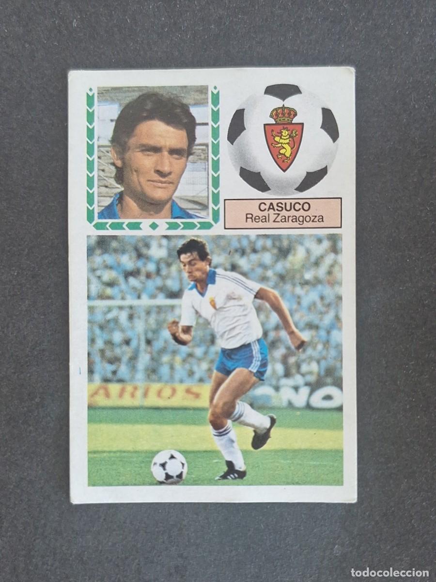 Fu&szlig;ball-Sticker: L6 CASUCO REAL ZARAGOZA LIGA ESTE 1983 1984 83 84 DESPEGADO RECUPERADO