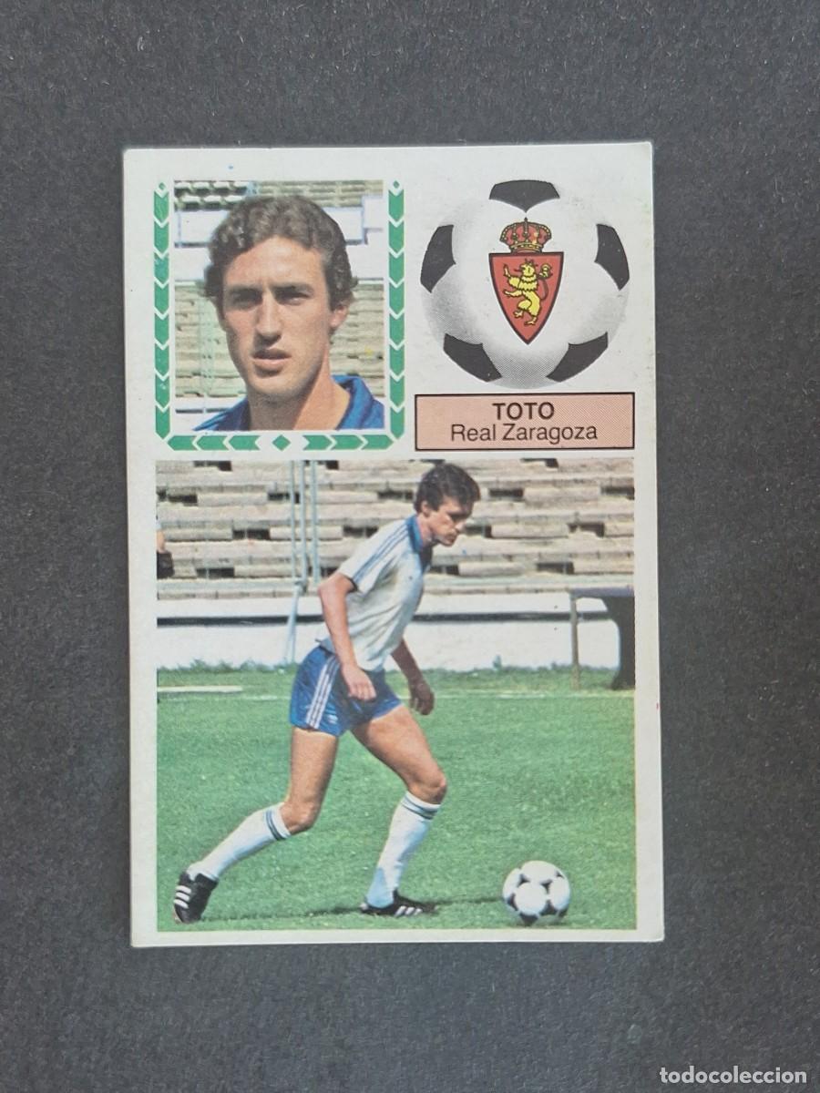 Fu&szlig;ball-Sticker: L6 TOTO REAL ZARAGOZA LIGA ESTE 1983 1984 83 84 DESPEGADO RECUPERADO