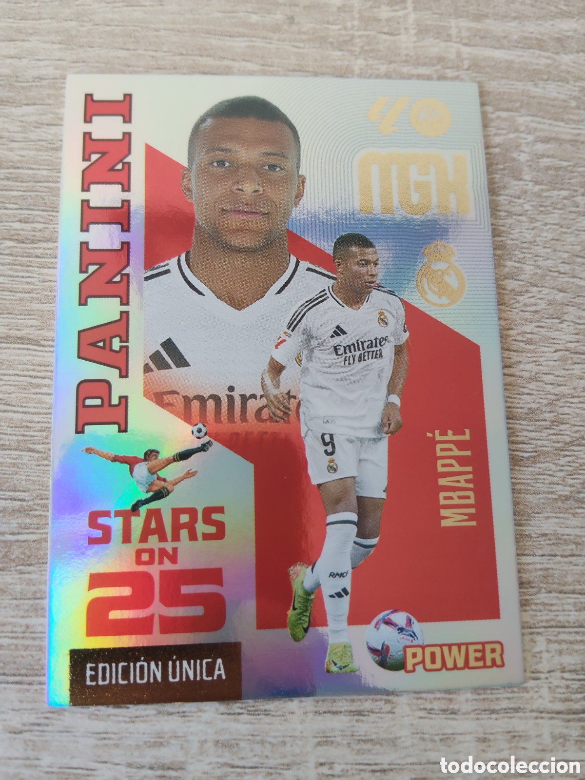 Fu&szlig;ball-Sticker: Panini Megacracks 2026 2027 26 27 440 P Mbappe Real Madrid power