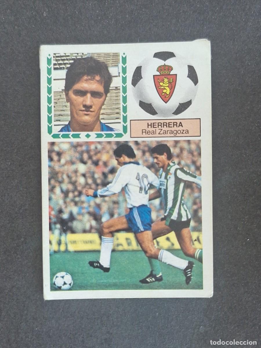 Fu&szlig;ball-Sticker: L6 HERRERA REAL ZARAGOZA LIGA ESTE 1983 1984 83 84 DESPEGADO RECUPERADO