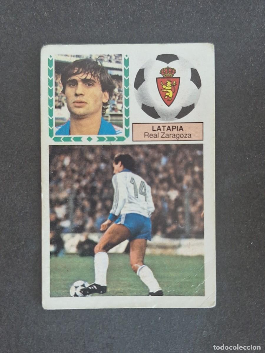 Fu&szlig;ball-Sticker: L6 LATAPIA REAL ZARAGOZA LIGA ESTE 1983 1984 83 84 DESPEGADO RECUPERADO