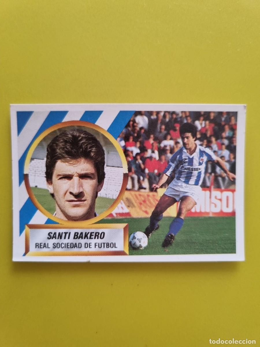 Fu&szlig;ball-Sticker: LIGA ESTE 88 89 1988 1989 NUNCA PEGADO SIN PEGAR SANTI BAKERO N&ordm;3 REAL SOCIEDAD AR1026