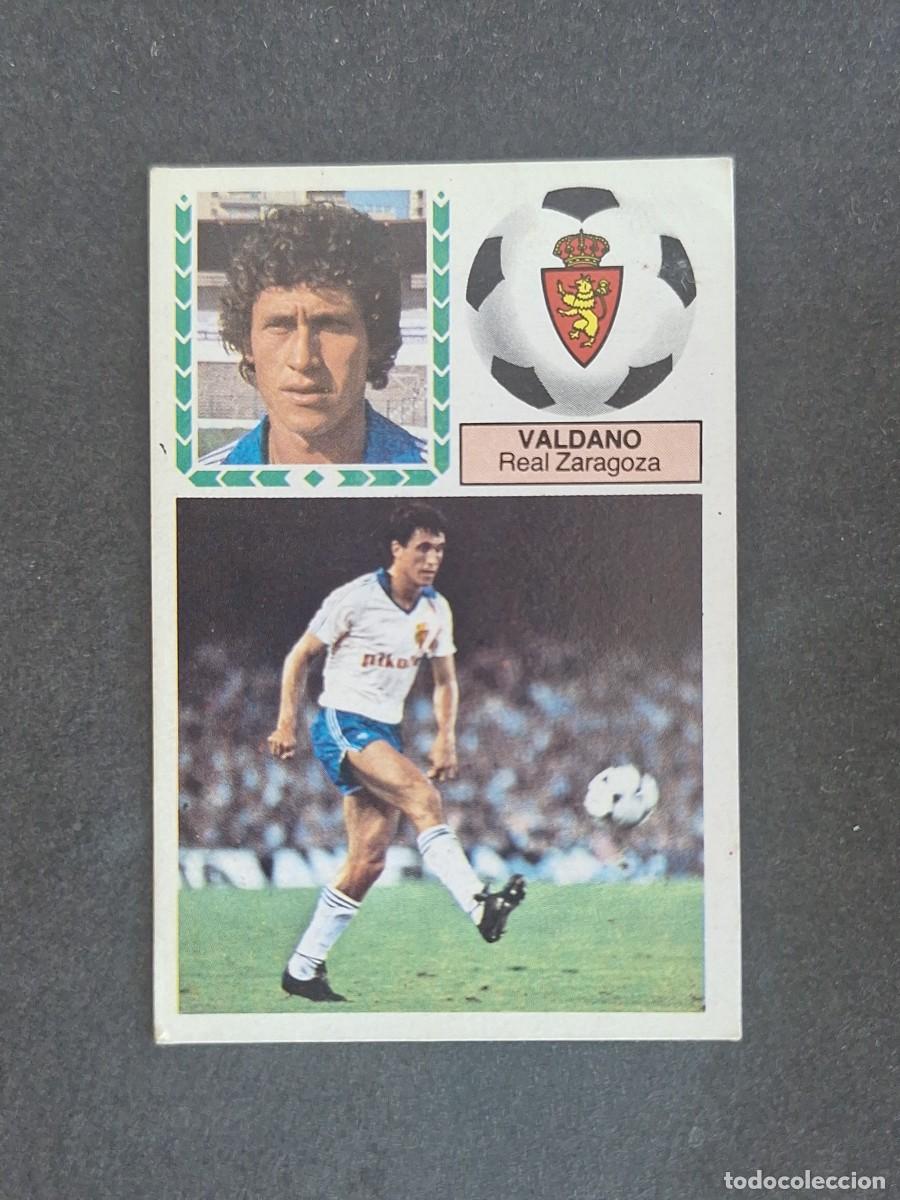 Fu&szlig;ball-Sticker: L6 VALDANO REAL ZARAGOZA LIGA ESTE 1983 1984 83 84 DESPEGADO RECUPERADO