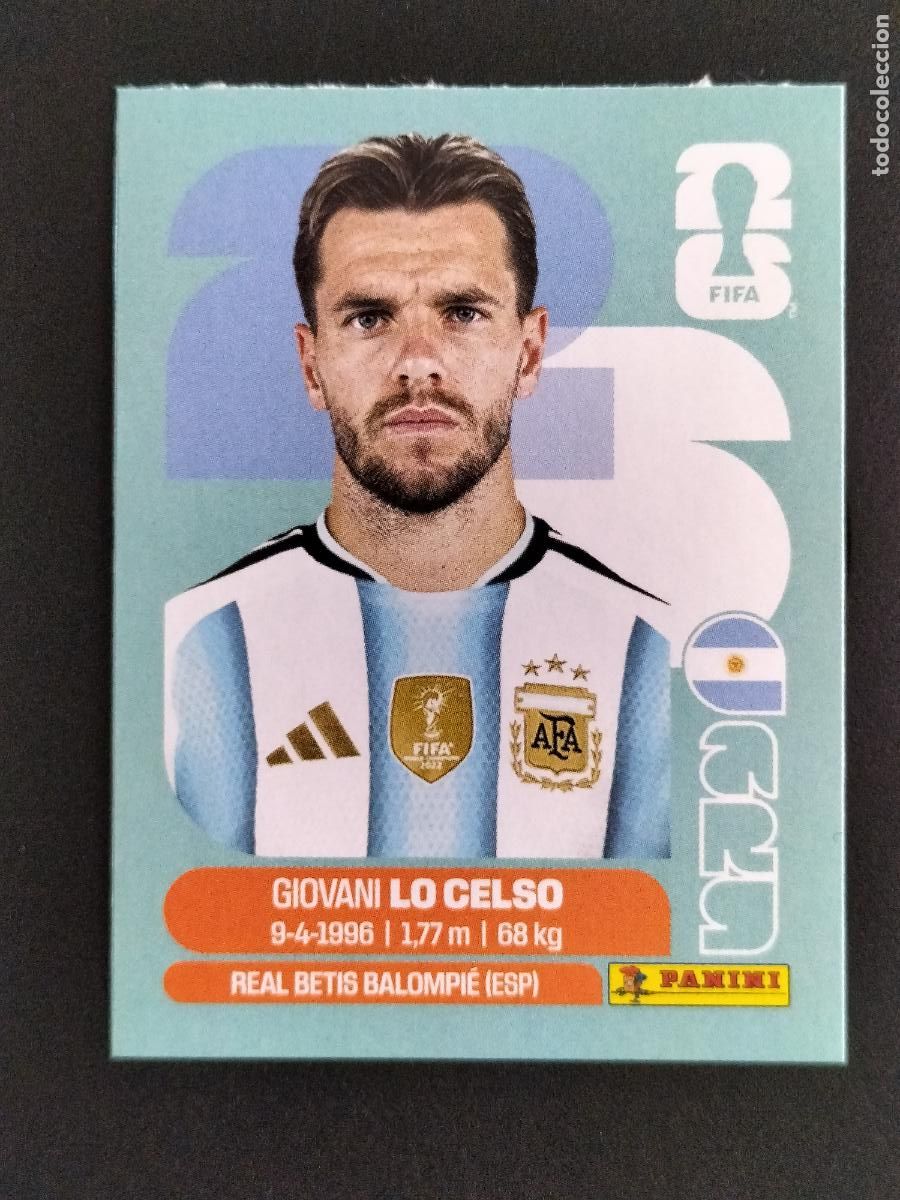 Fu&szlig;ball-Sticker: ARG EXTRA GIOVANI LO CELSO ARGENTINA CROMO STICKER UPDATE MUNDIAL 26 2026 FIFA WORLD CUP PANINI