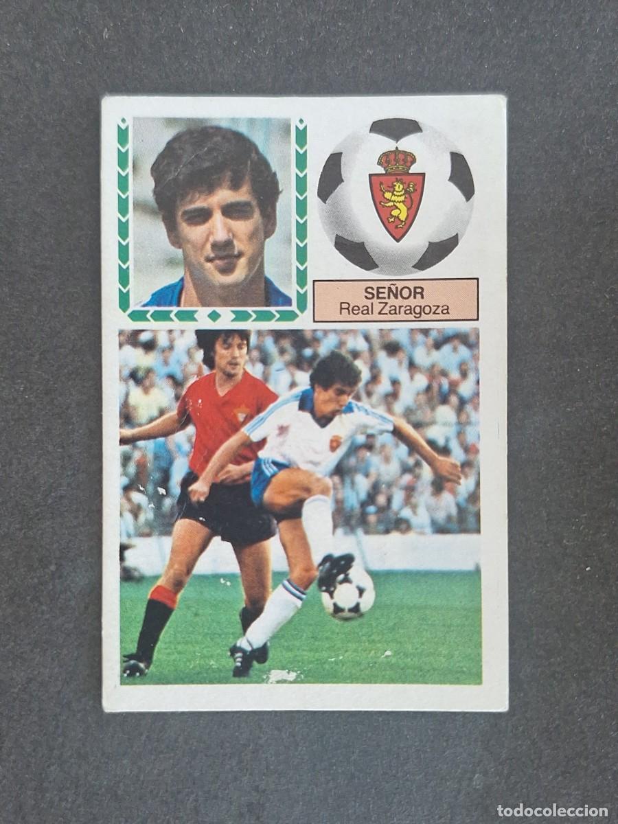 Cromos de f&uacute;tbol: L6 SE&Ntilde;OR REAL ZARAGOZA LIGA ESTE 1983 1984 83 84 DESPEGADO RECUPERADO
