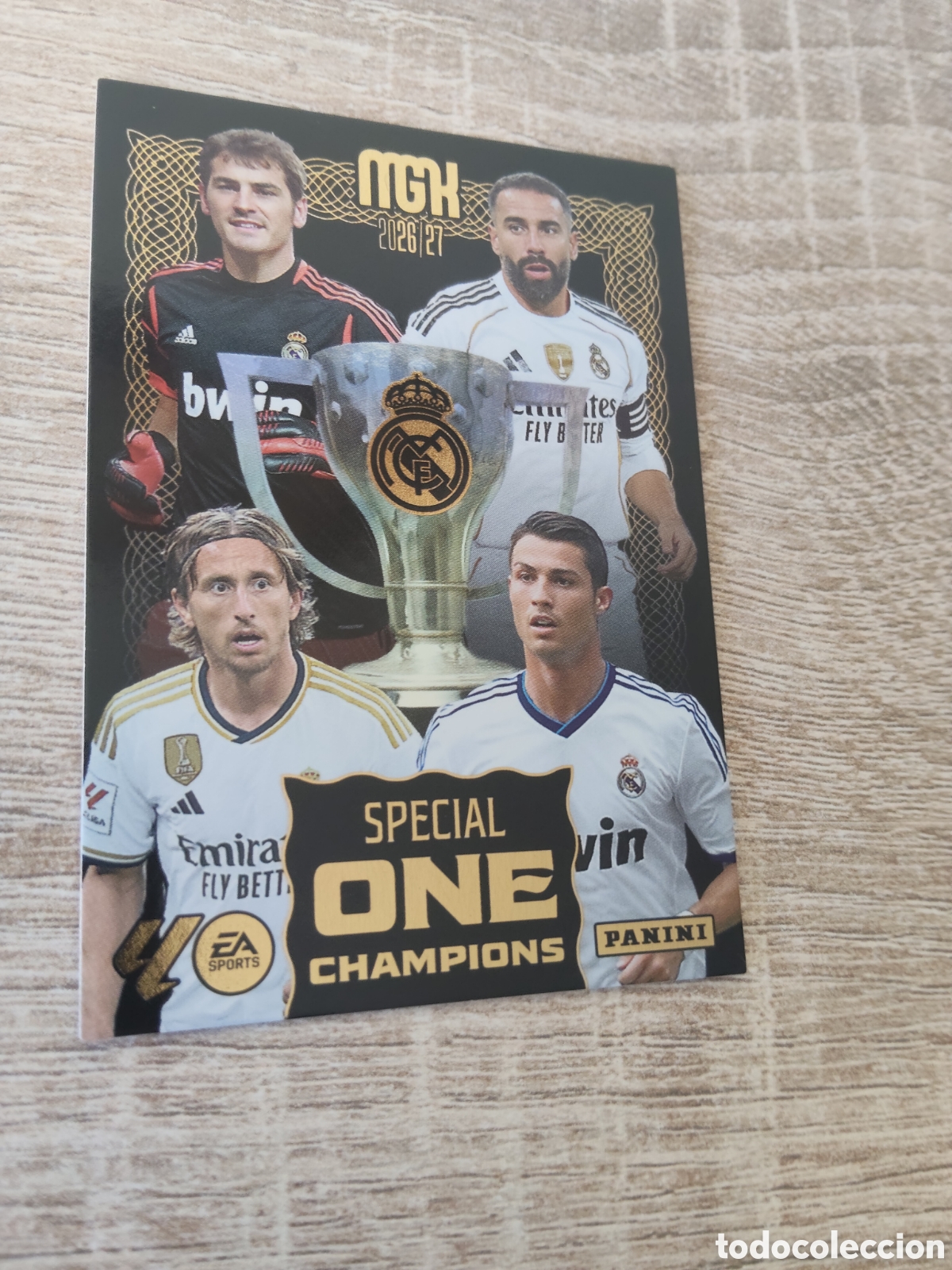 Cromos de f&uacute;tbol: Panini Megacracks 2026 2027 26 27 Special One Champions Real Madrid