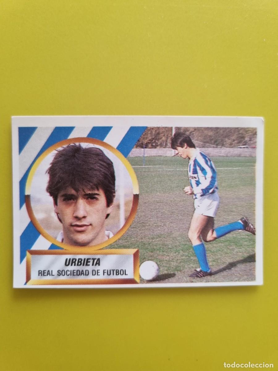 Figurine di Calcio: LIGA ESTE 88 89 1988 1989 NUNCA PEGADO SIN PEGAR URBIETA N&ordm;12 REAL SOCIEDAD AR1026