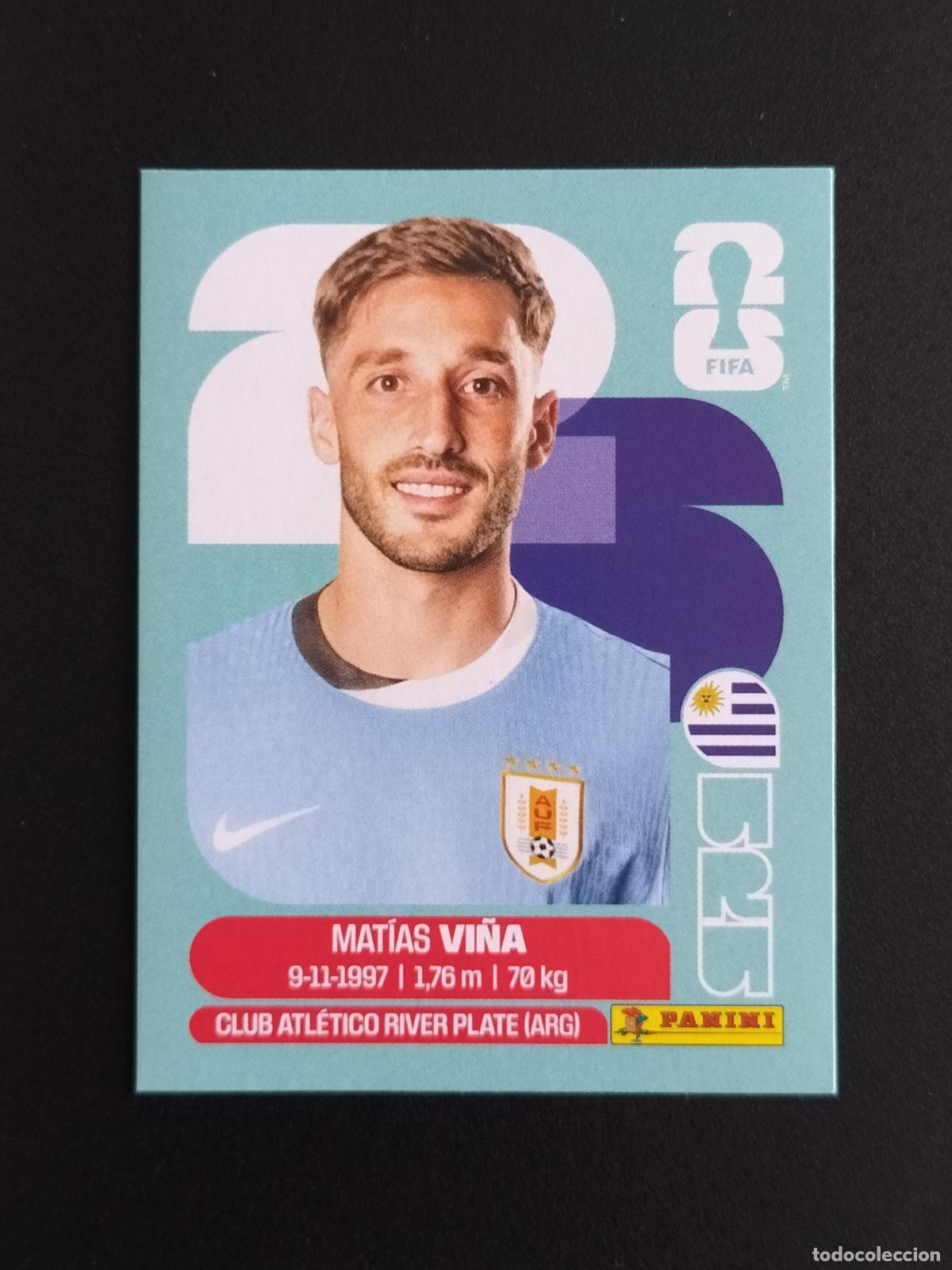 Figurine di Calcio: URG EXTRA MATIAS VI&Ntilde;AS URUGUAY CROMO STICKER UPDATE MUNDIAL 26 2026 FIFA WORLD CUP PANINI