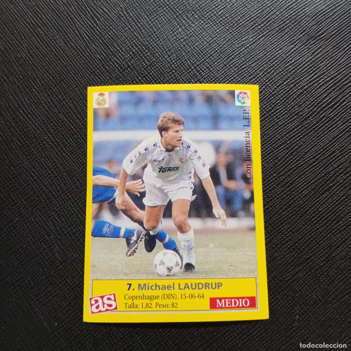 Cromos de f&uacute;tbol: 7 LAUDRUP REAL MADRID AS 1995 1996 CROMO FUTBOL LIGA 95 96 - SIN PEGAR - A29 PG20