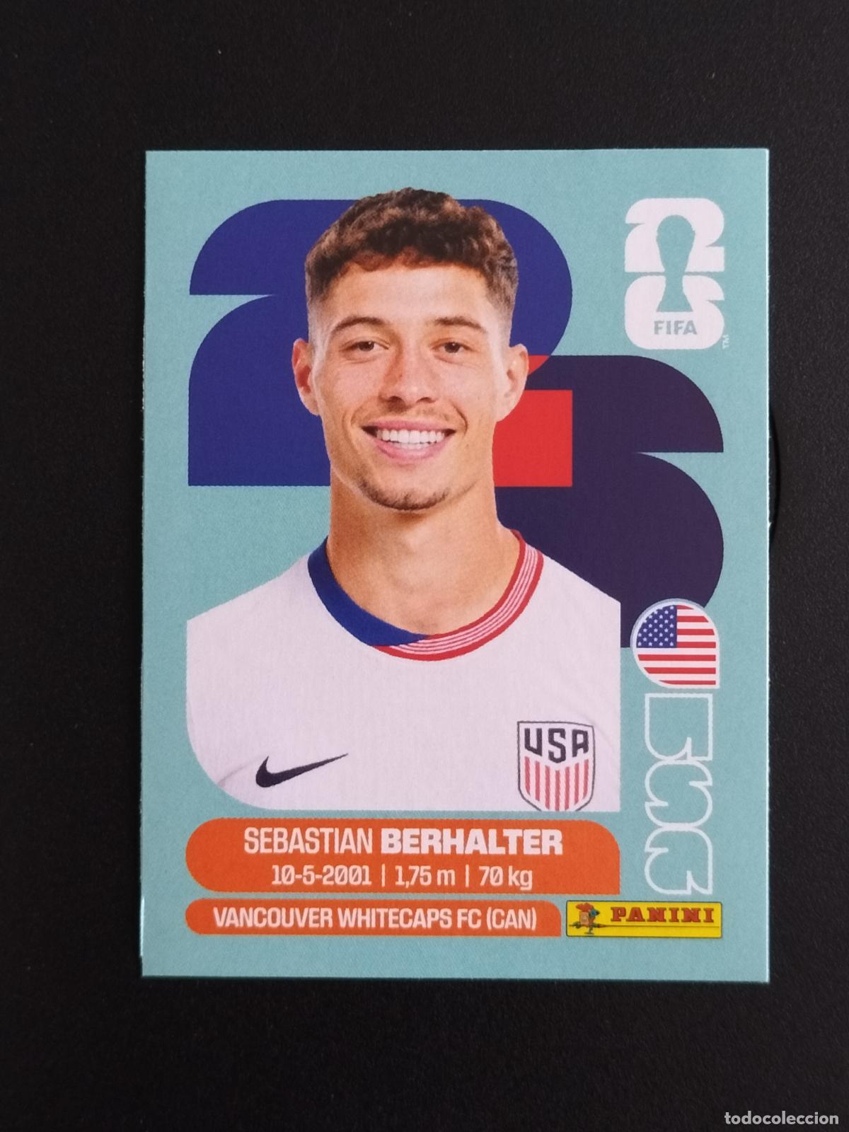 Cromos de f&uacute;tbol: USA EXTRA SEBASTIAN BERHALTER ESTADOS UNIDOS STICKER UPDATE MUNDIAL 26 2026 FIFA WORLD CUP PANINI