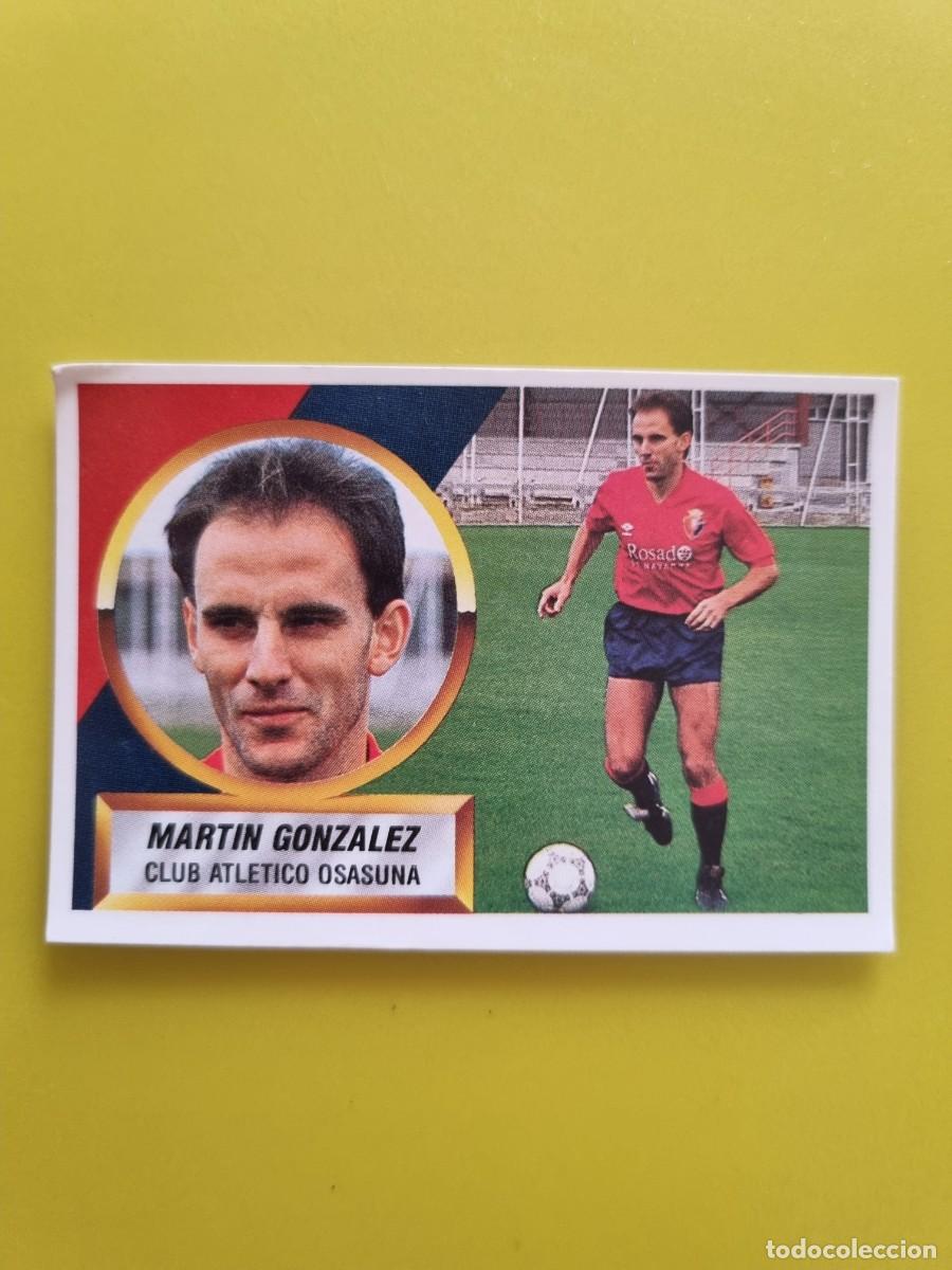 Cromos de f&uacute;tbol: LIGA ESTE 88 89 1988 1989 NUNCA PEGADO SIN PEGAR MARTIN GONZALEZ N&ordm;7 OSASUNA AR1026
