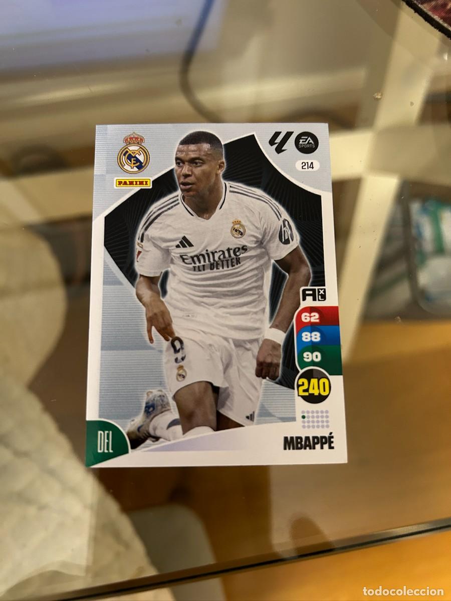 Cromos de f&uacute;tbol: mbappe adrenalyn 2024-25 214 buen estado