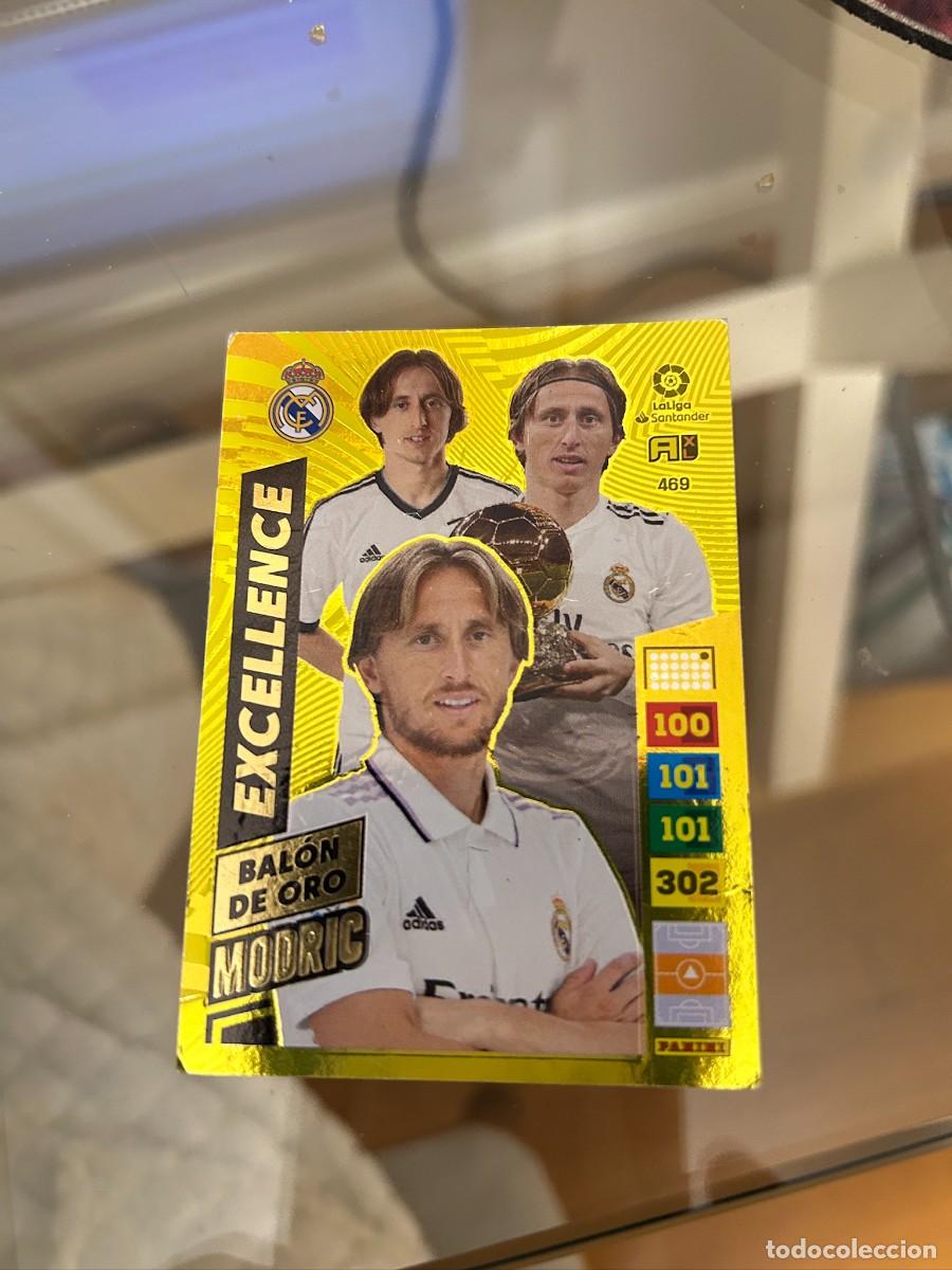 Cromos de f&uacute;tbol: modric excelence balon de oro adrenalyn 2022-23 correcto como se ve