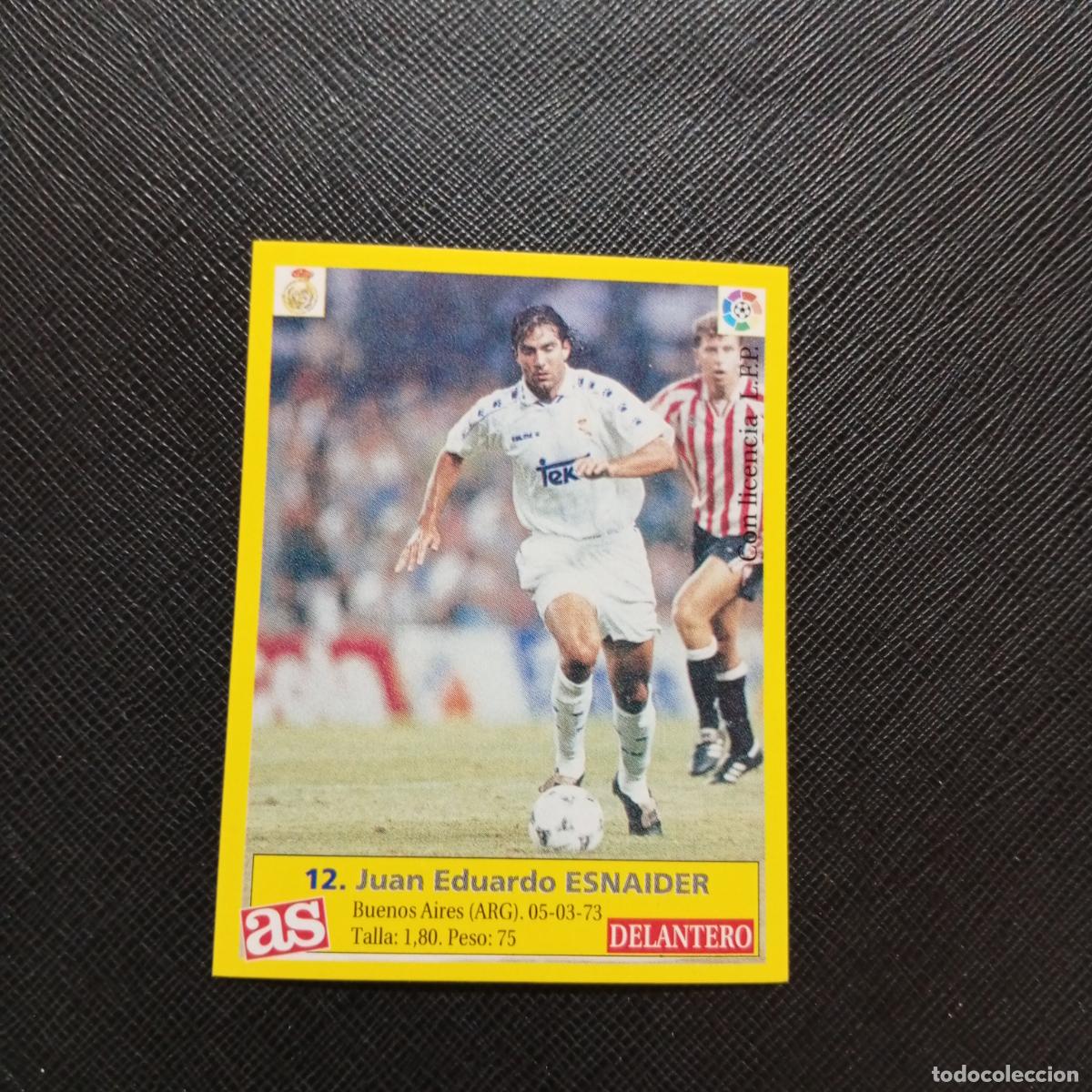 Cromos de f&uacute;tbol: 12 ESNAIDER REAL MADRID AS 1995 1996 CROMO FUTBOL LIGA 95 96 - SIN PEGAR - A29 PG23