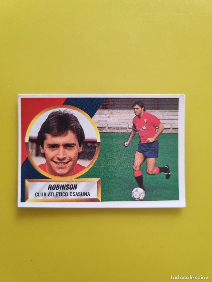 Cromos de f&uacute;tbol: LIGA ESTE 88 89 1988 1989 NUNCA PEGADO SIN PEGAR ROBINSON N&ordm;15 OSASUNA AR1026