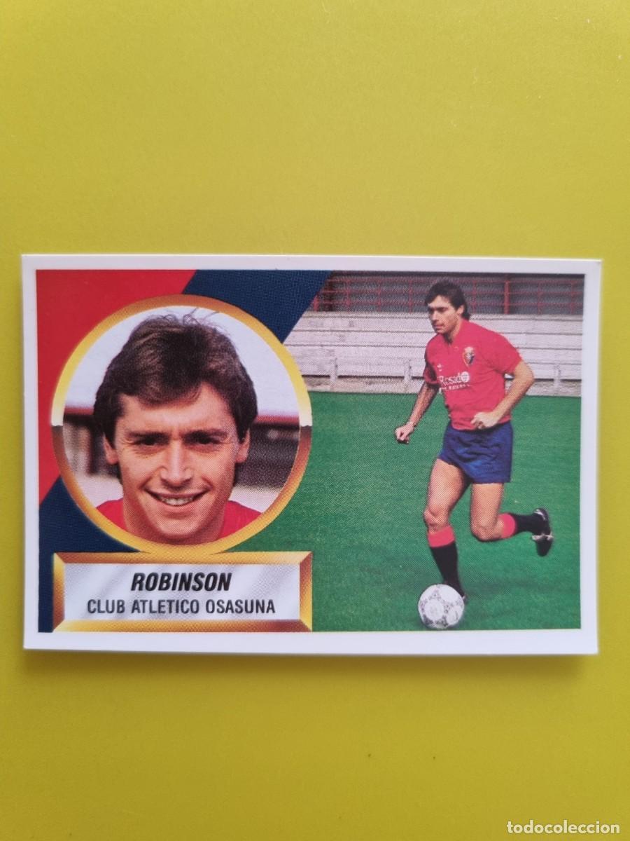 Cromos de f&uacute;tbol: LIGA ESTE 88 89 1988 1989 NUNCA PEGADO SIN PEGAR ROBINSON N&ordm;15 OSASUNA AR1026
