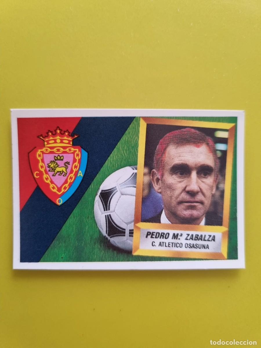 Cromos de Futebol: LIGA ESTE 88 89 1988 1989 NUNCA PEGADO SIN PEGAR PEDRO M&ordf; ZABALZA ENTRENADOR OSASUNA AR1026