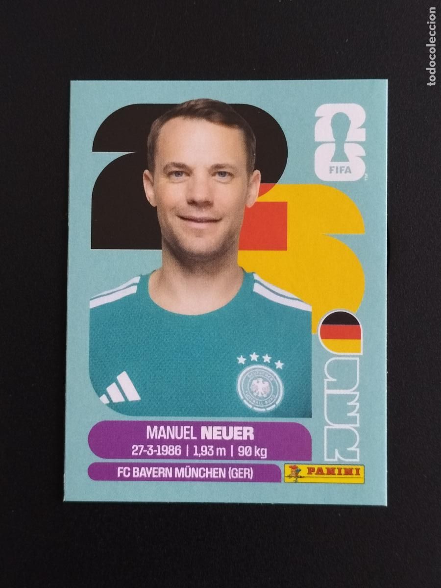 Cromos de Futebol: GER EXTRA MANUEL NEUER ALEMANIA CROMOS STICKER UPDATE MUNDIAL 26 2026 FIFA WORLD CUP PANINI