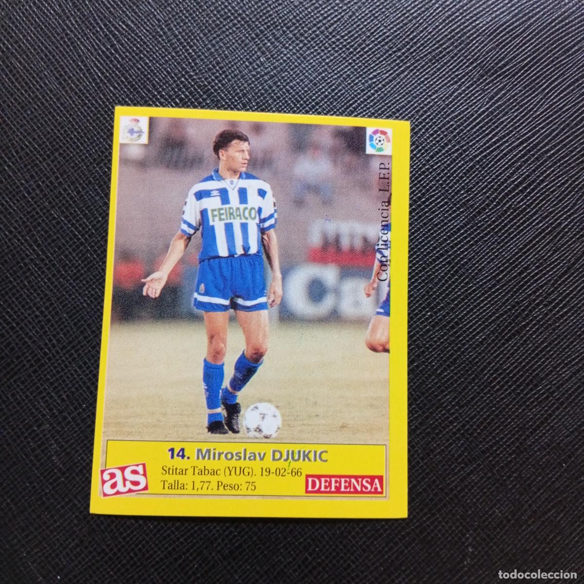 Cromos de Futebol: 14 DJUKIC DEPORTIVO AS 1995 1996 CROMO FUTBOL LIGA 95 96 - SIN PEGAR - A29 PG26