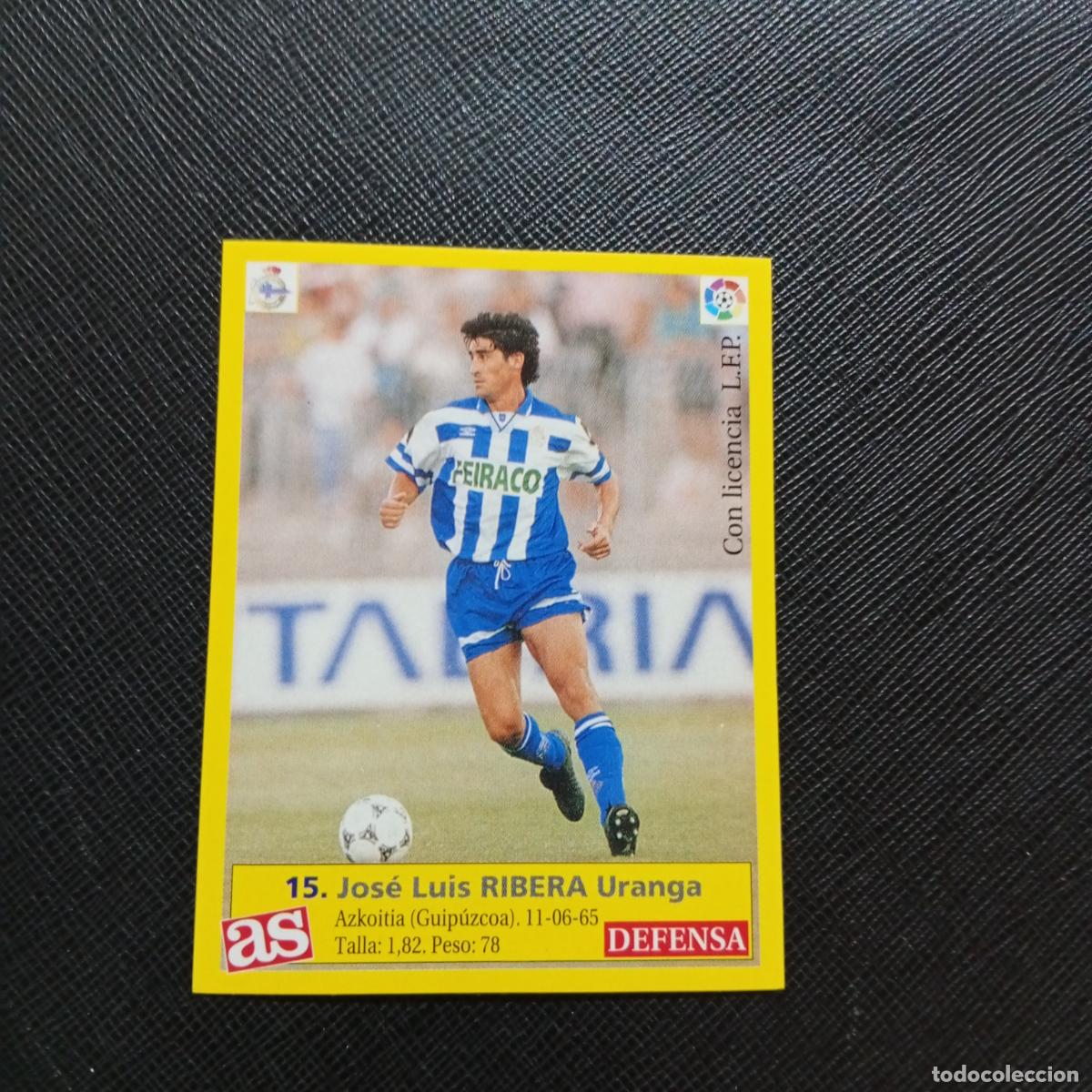 Cromos de Futebol: 15 RIBERA DEPORTIVO AS 1995 1996 CROMO FUTBOL LIGA 95 96 - SIN PEGAR - A29 PG28