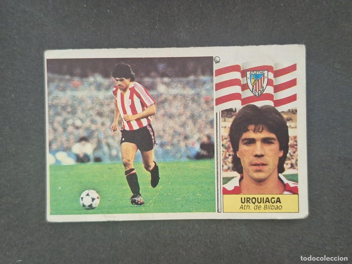 Football Stickers: L5 URQUIAGA ATHLETIC CLUB DE BILBAO LIGA ESTE 1986 1987 86 87 DESPEGADO RECUPERADO