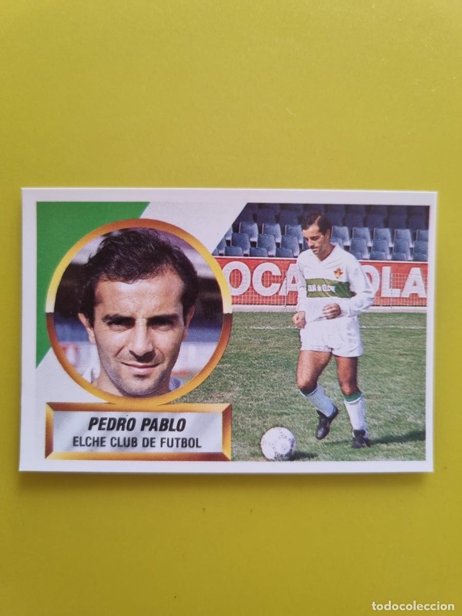 Football Stickers: CROMO LIGA ESTE 88 89 1988 1989 NUNCA PEGADO SIN PEGAR PEDRO PABLO N&ordm;9 ELCHE CF AR1026