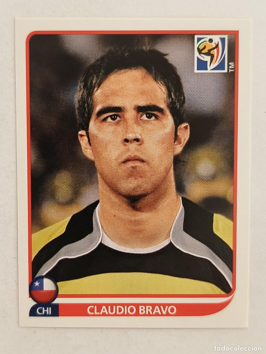 Football Stickers: #621 CLAUDIO BRAVO (CHILE) MUNDIAL SUDAFRICA 2010 PANINI