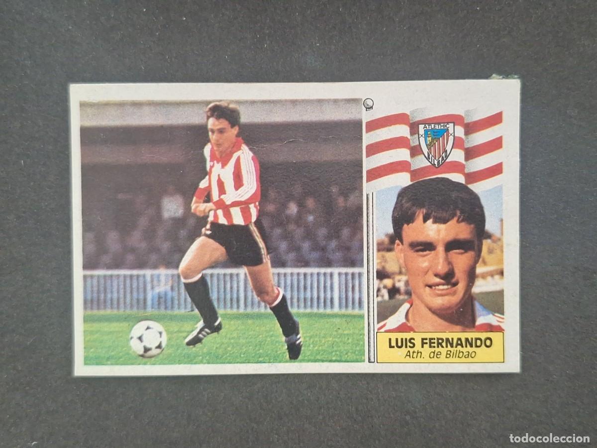 Football Stickers: L5 LUIS FERNANDO ATHLETIC CLUB DE BILBAO LIGA ESTE 1986 1987 86 87 DESPEGADO RECUPERADO