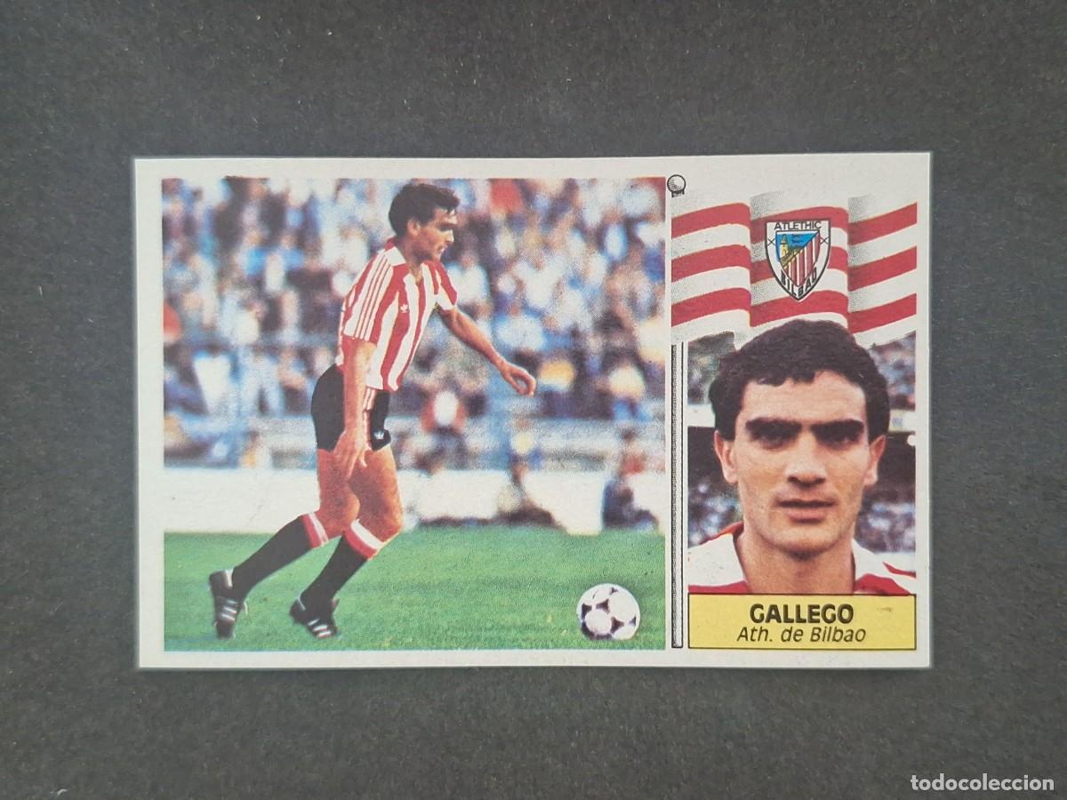 Cromos de f&uacute;tbol: L5 GALLEGO ATHLETIC CLUB DE BILBAO LIGA ESTE 1986 1987 86 87 DESPEGADO RECUPERADO