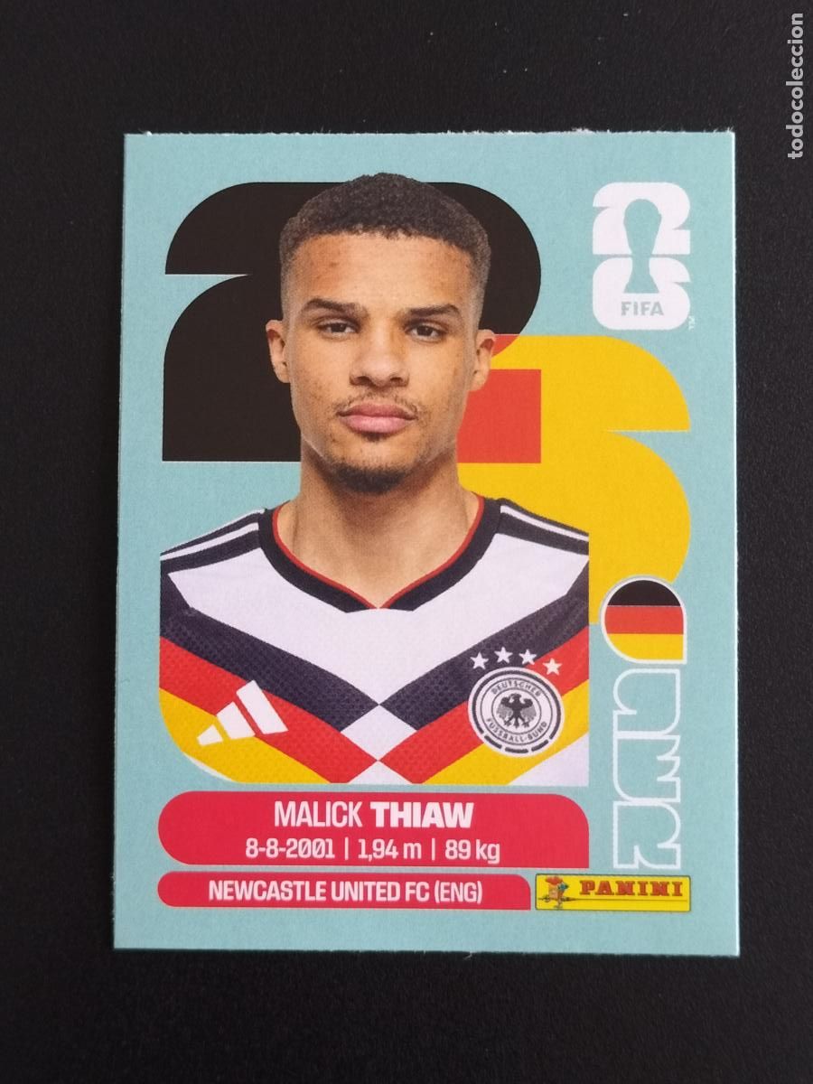 Cromos de f&uacute;tbol: GER EXTRA MALICK THIAW ALEMANIA CROMOS STICKER UPDATE MUNDIAL 26 2026 FIFA WORLD CUP PANINI