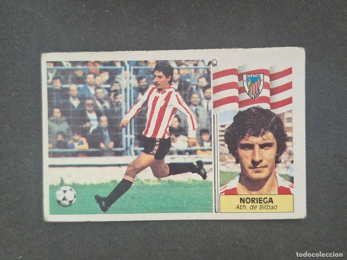 Cromos de f&uacute;tbol: L5 NORIEGA ATHLETIC CLUB DE BILBAO LIGA ESTE 1986 1987 86 87 DESPEGADO RECUPERADO