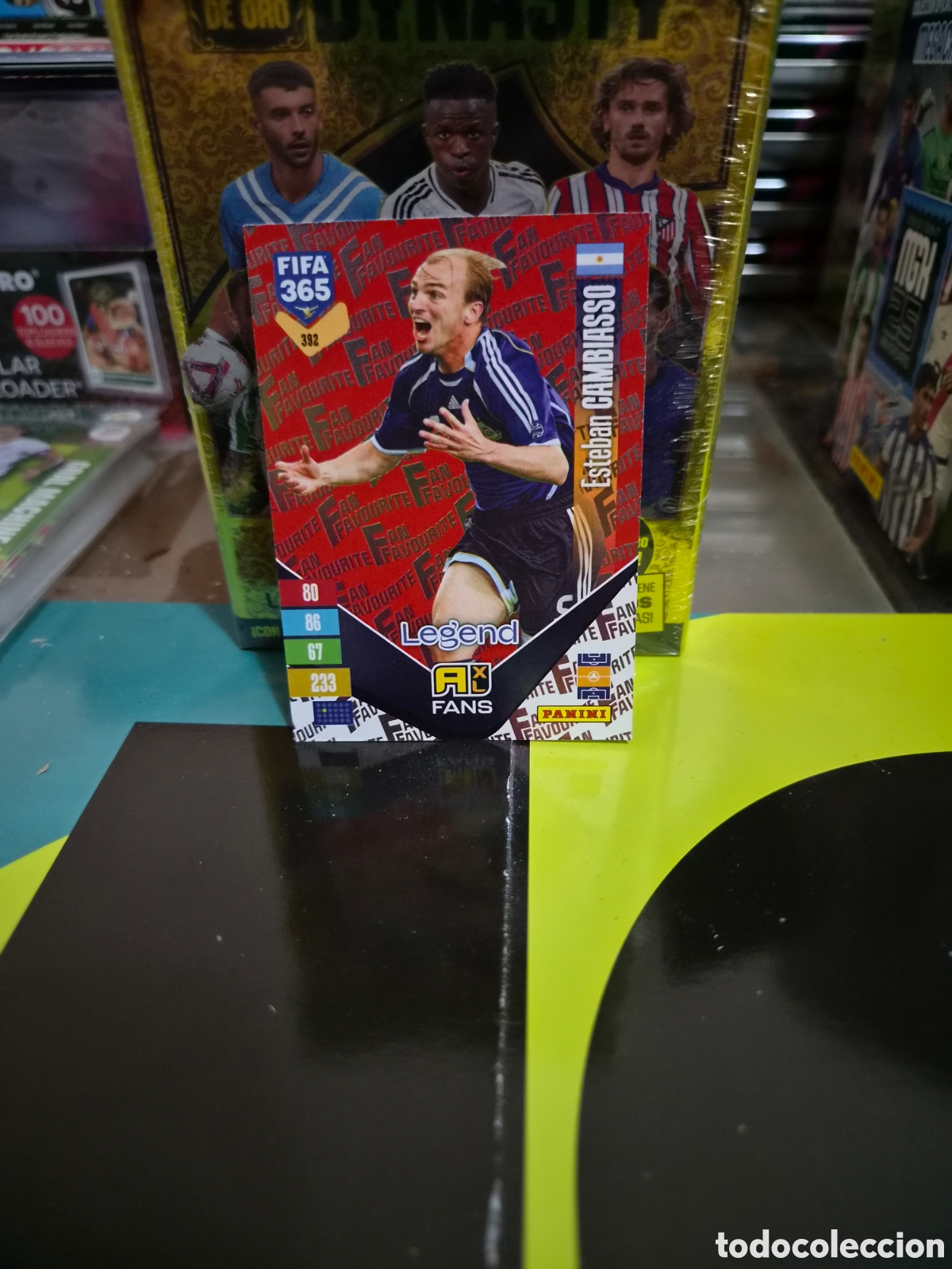 Cromos de f&uacute;tbol: N&deg;392 Fans Red Cambiasso FIFA 365 2027