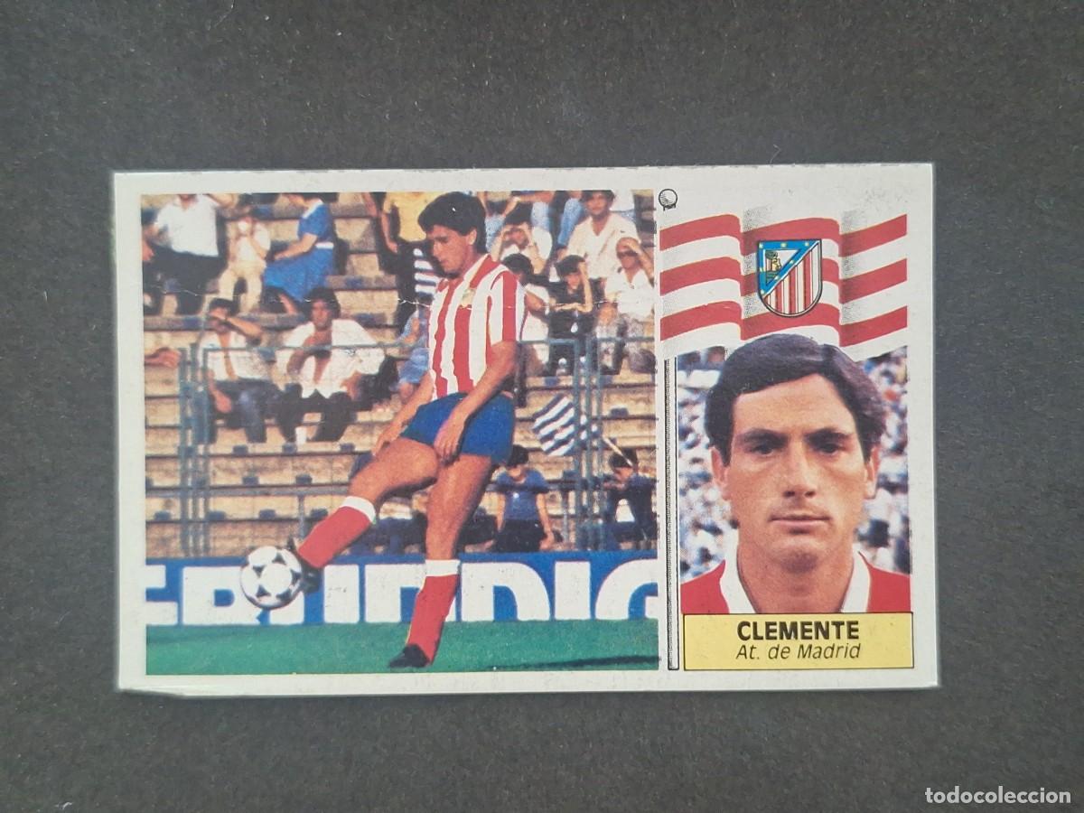 Fu&szlig;ball-Sticker: L5 CLEMENTE ATLETICO DE MADRID LIGA ESTE 1986 1987 86 87 DESPEGADO RECUPERADO