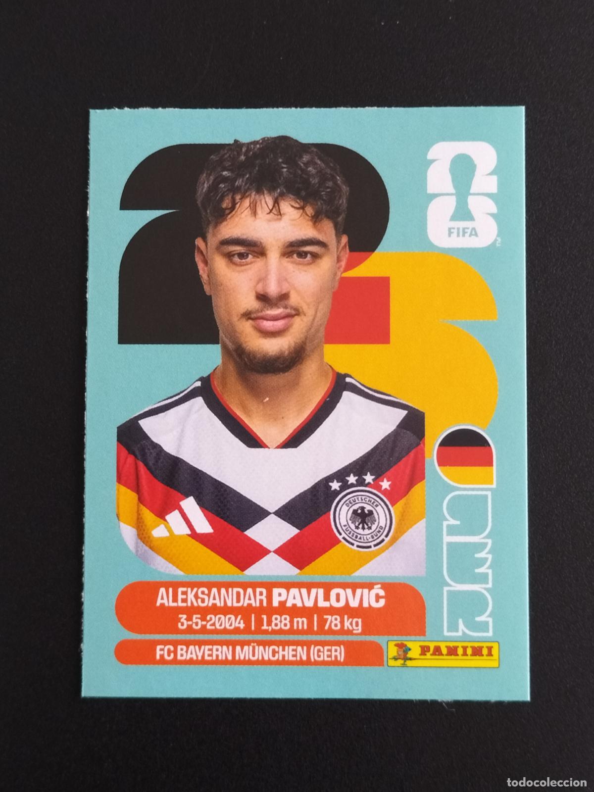 Figurine di Calcio: GER EXTRA ALEKSANDAR PAVLOVIC ALEMANIA CROMOS STICKER UPDATE MUNDIAL 26 2026 FIFA WORLD CUP PANINI